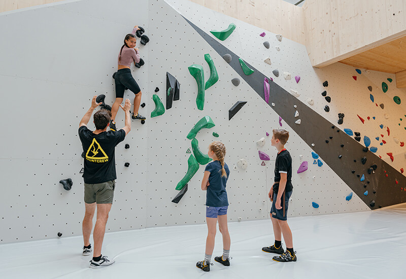 Boulder-Training für Kids